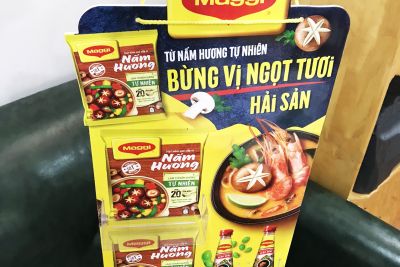 Kinh doanh đồ ăn nhanh nên in tên nội dung gì trên bao bì?