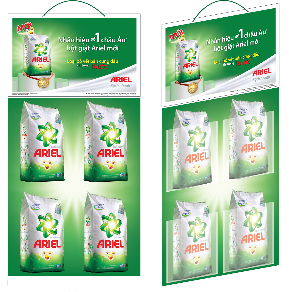 In hanger nhựa PET